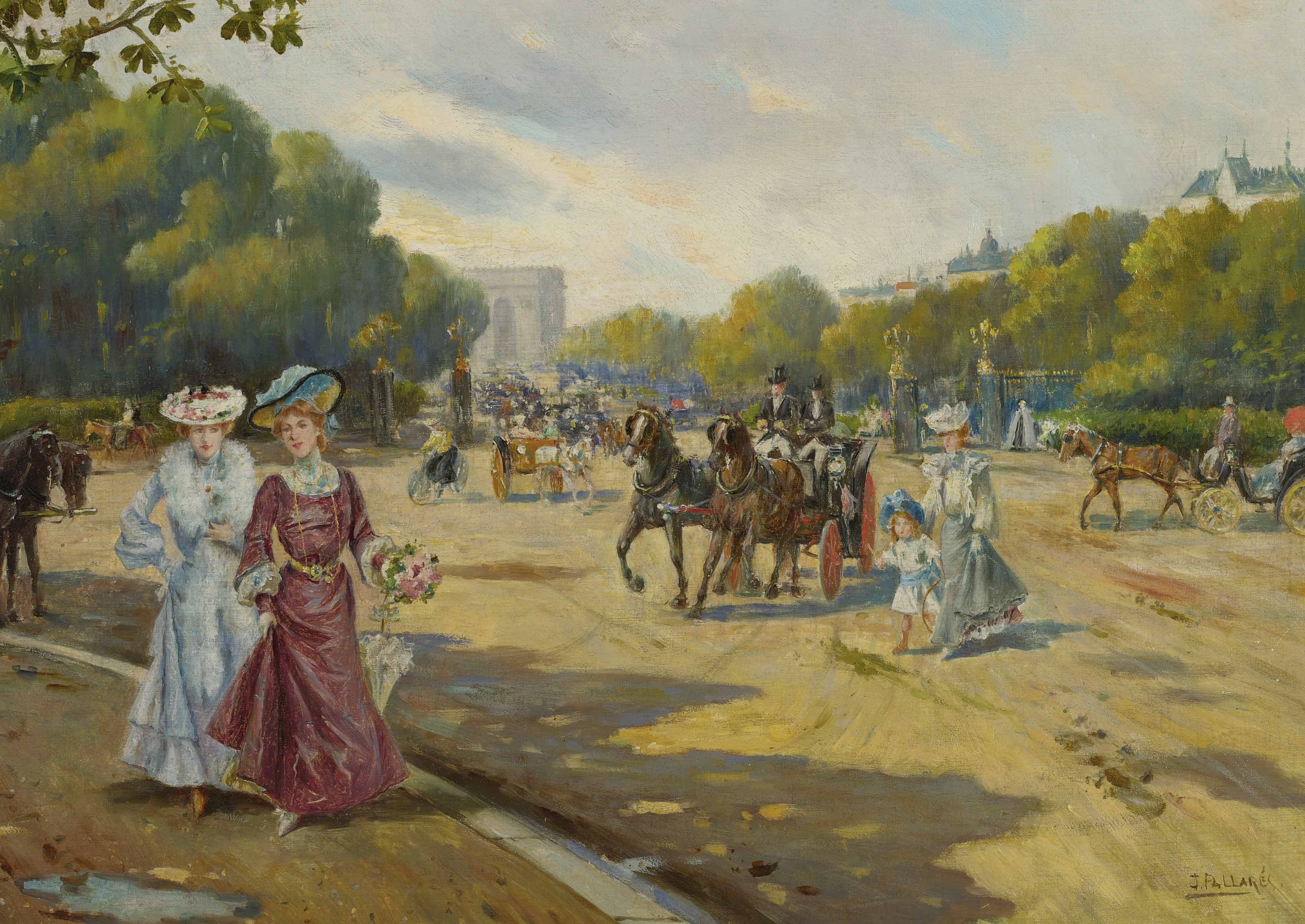 Joaquin Agrasot y Juan Port Dauphine Bois de Boulogne